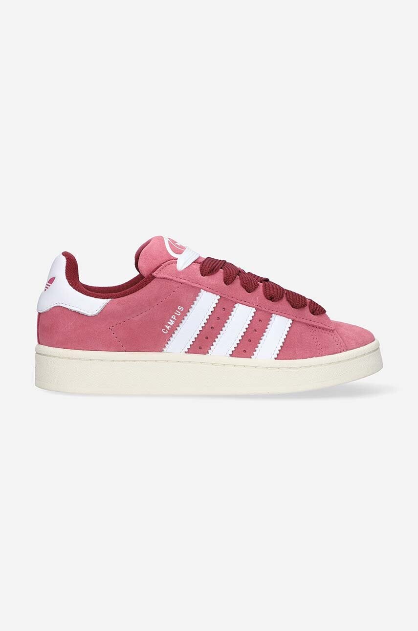 Adidas campus hotsell pink suede