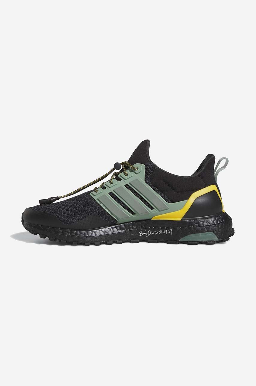 adidas gazelle silver green womens Adidas Ultraboost 1.0 DNA Men's Shoes Core Black-Gum main image 1