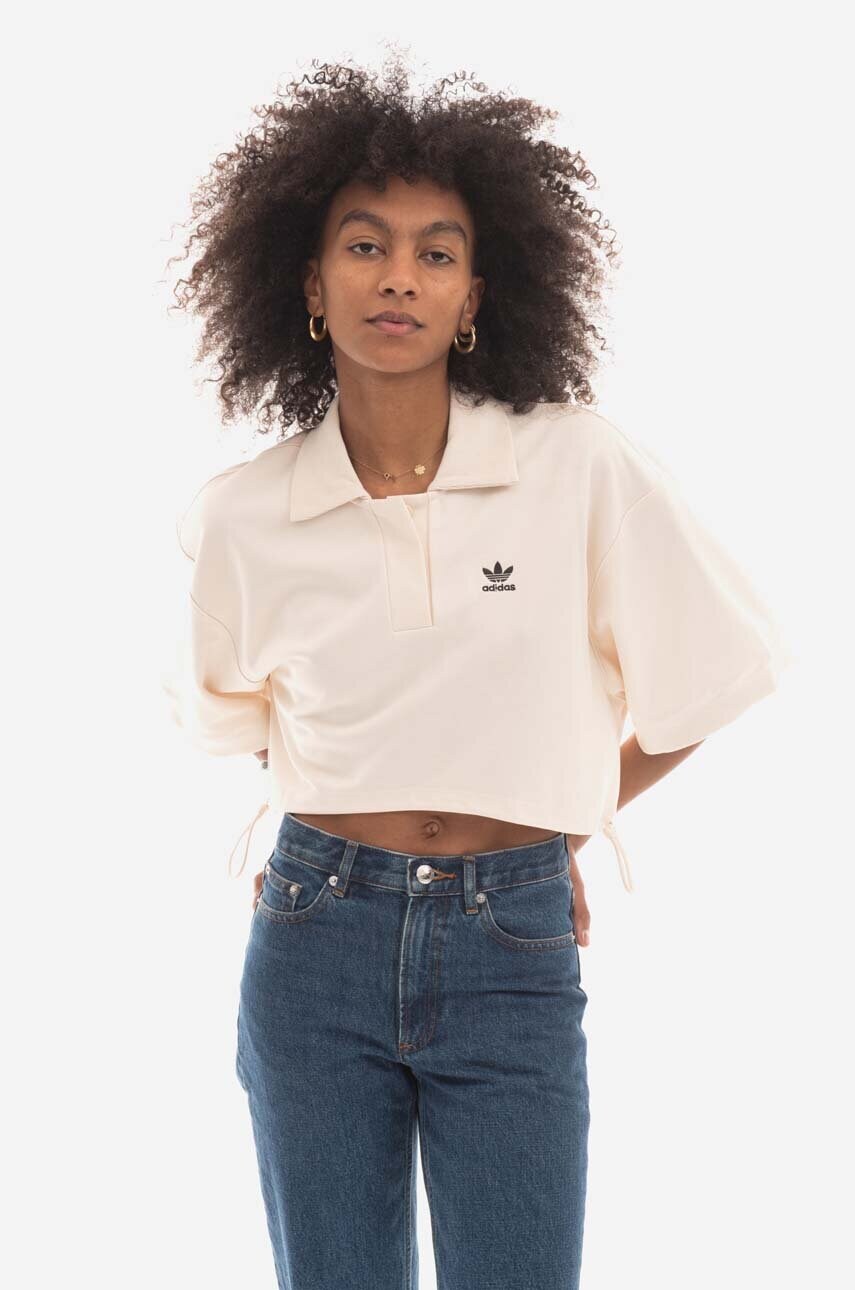 Womens oversized polo shirt top