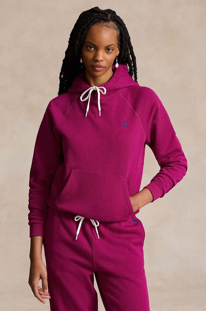 Polo pink hoodie new arrivals