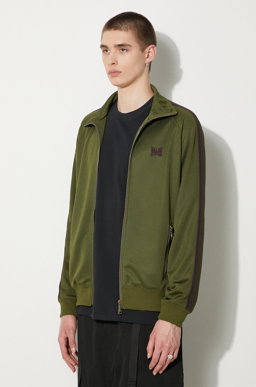 Needles sweatshirt Track Jacket men's green color OT226 at
