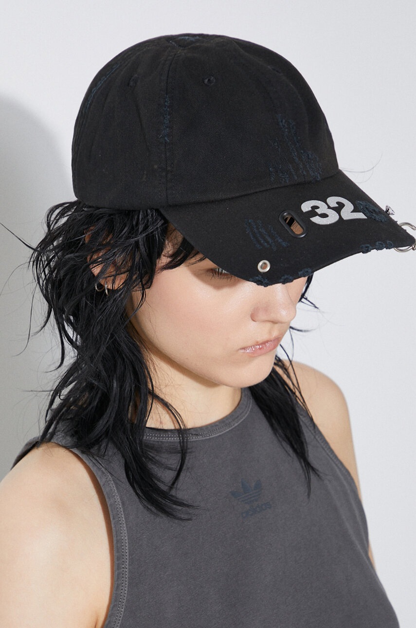 帽子 032C 'MULTIMEDIA' CAP 032C Men's' Multimedia Baseball Cap in Black | LN-CC®