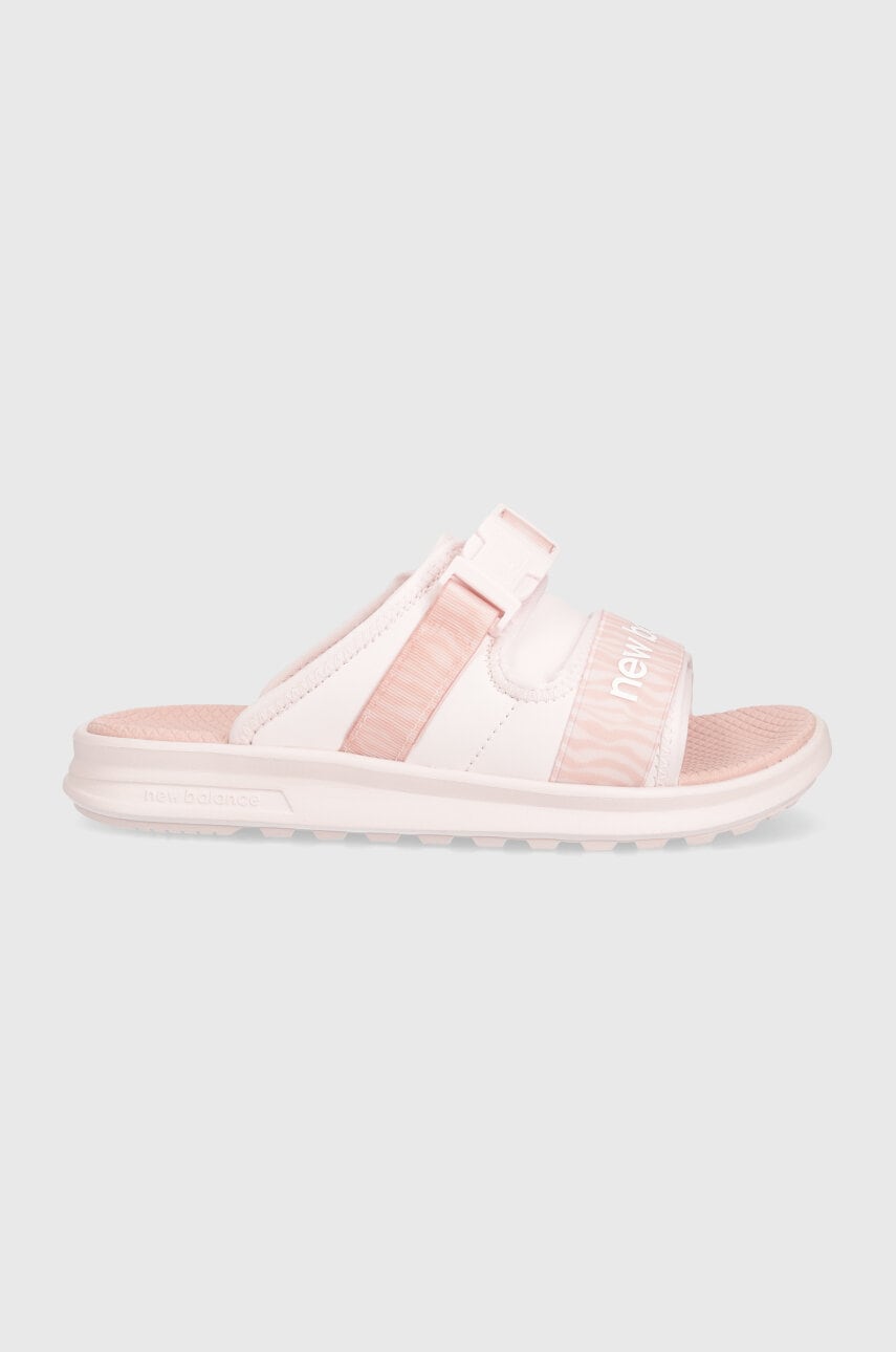 New balance sandals pink discount