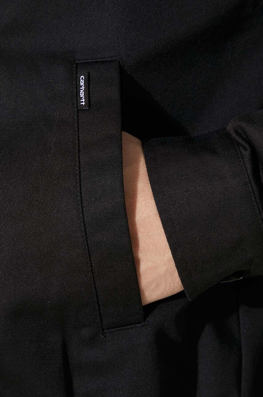 Carhartt WIP jacket Newhaven Jacket men's black color Carhartt WIP jacket Newhaven Jacket men's black color