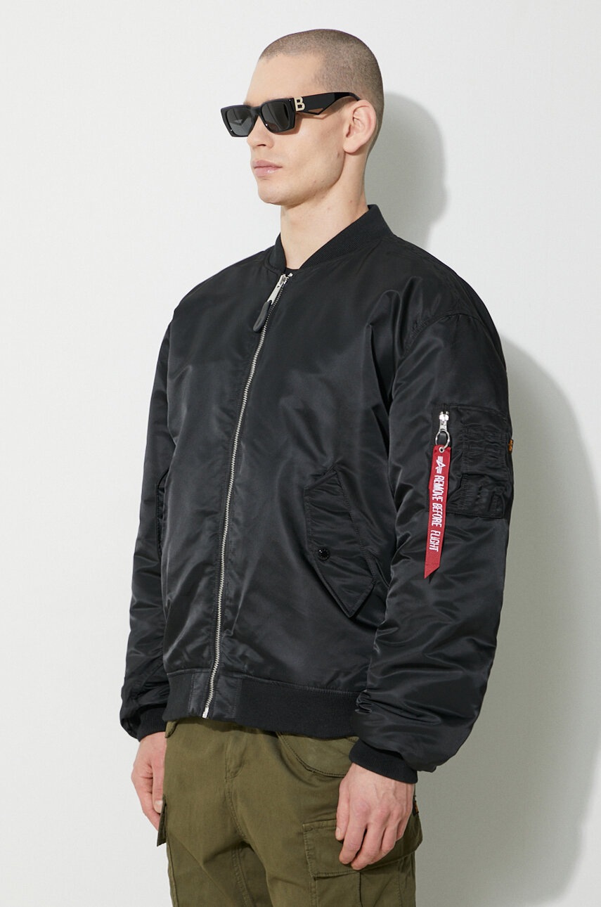 ジャケット・アウター R ATTACHMENT MA-1 jacket Black 1 Amazon.com: Alpha Industries MA-1 Bomber Flight Jacket