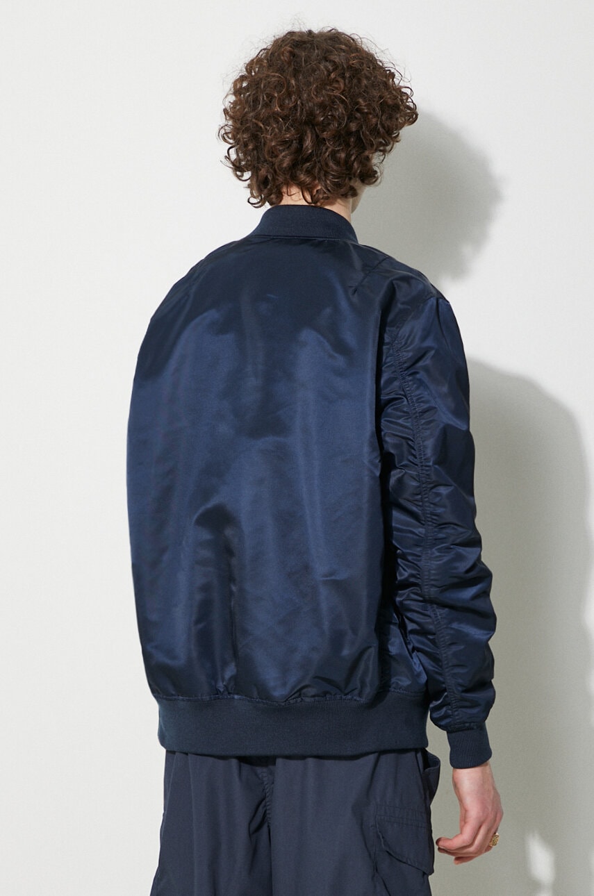 Alpha Industries bomber jacket MA 1 VF men s blue color 156101 at PRM US
