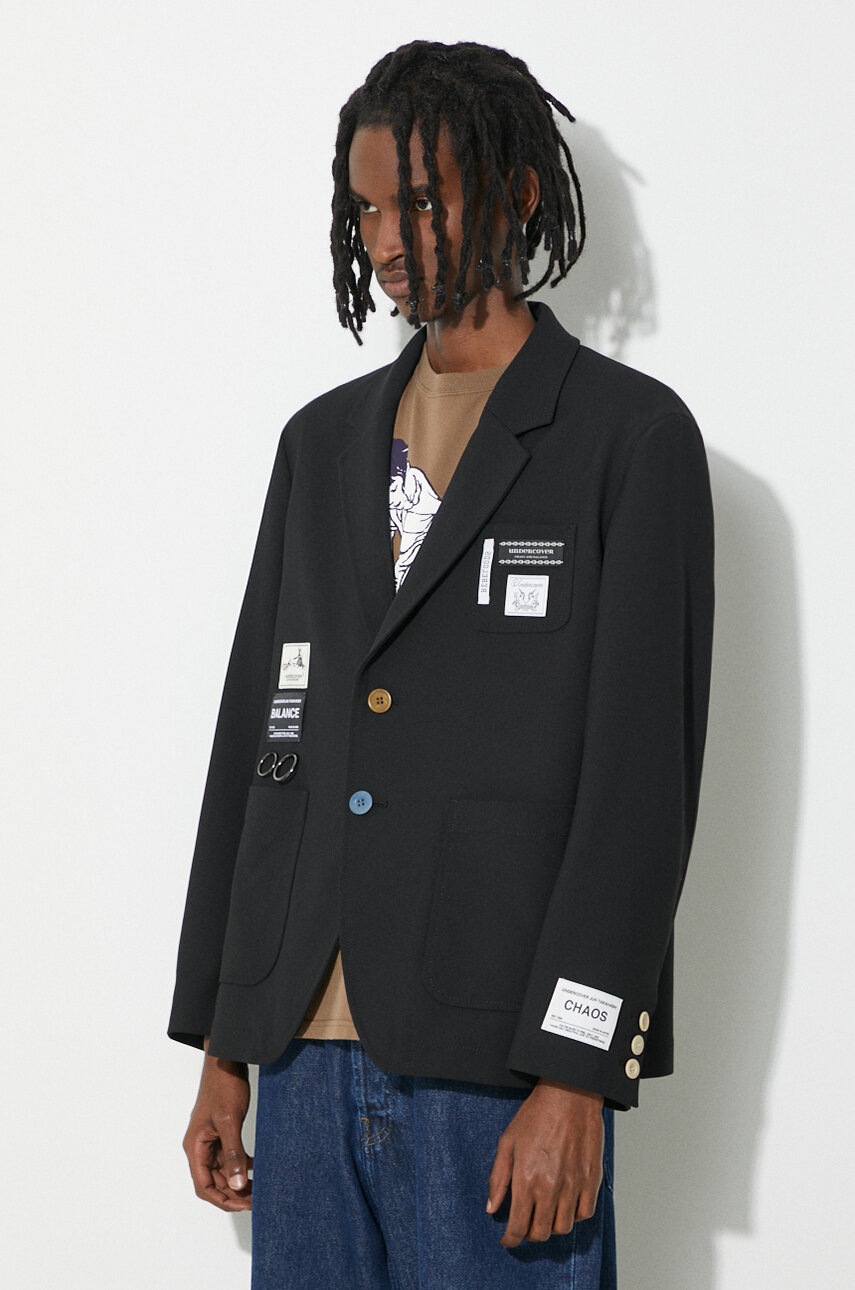 ジャケット・アウター Undercover 11AW Leather Wool Long Coat Undercover 11AW Leather Wool Long Coat
