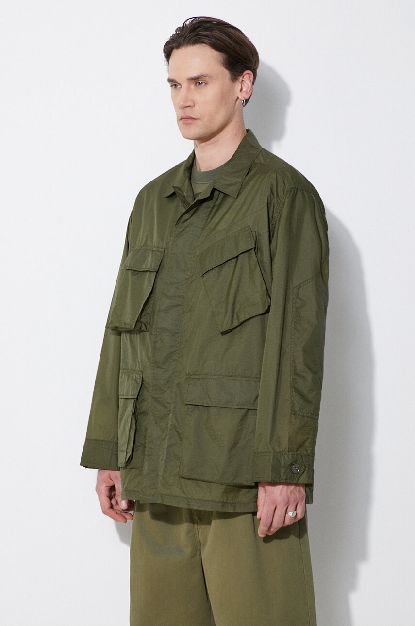 Engineered Garments BDU Jacket Olive Cotton Ripstop - Made