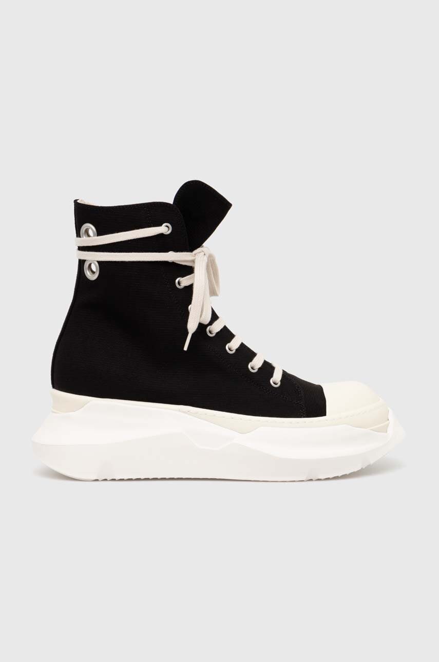 Rick Owens Abstract High Top Black Milk Men's - DU21S2840
