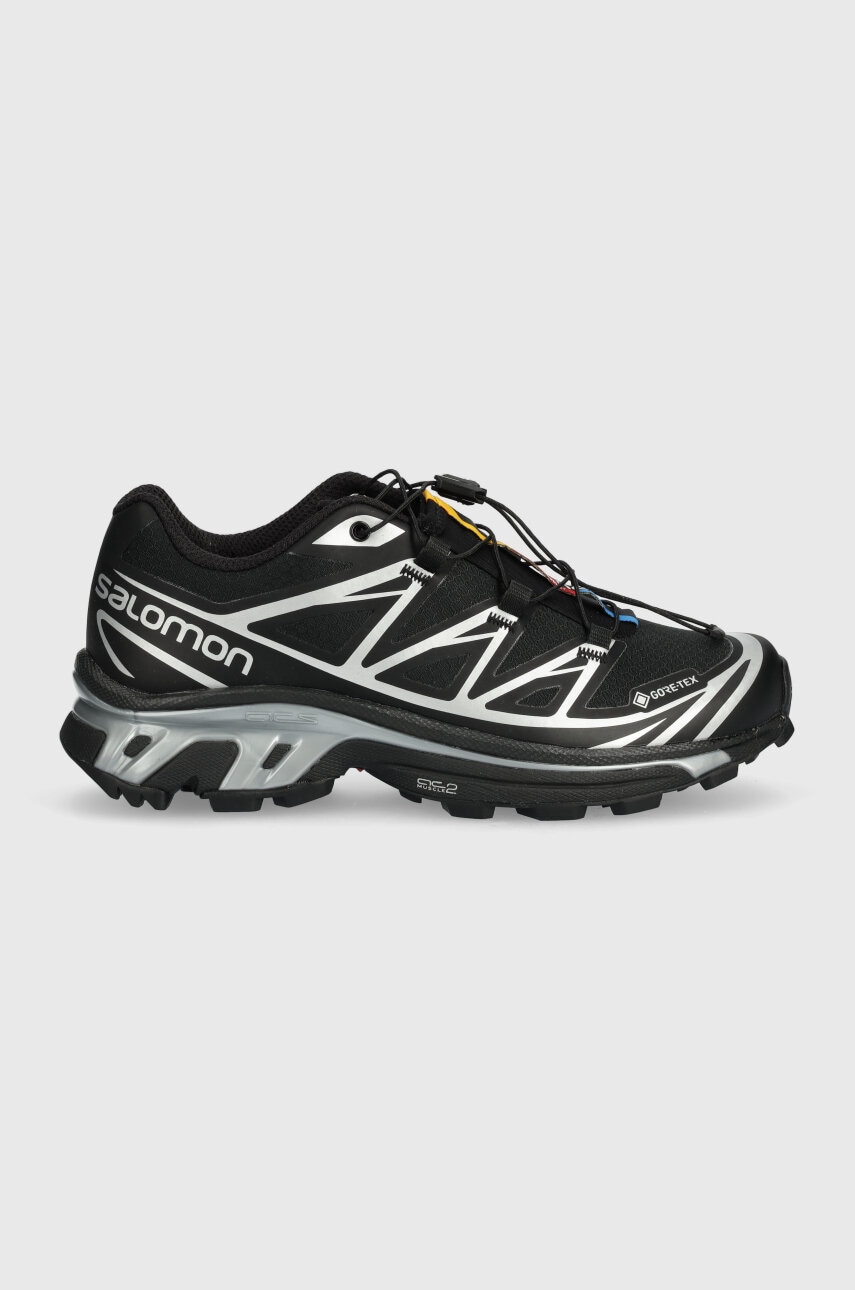 Salomon XT-6 Gore-Tex Black Silver L47450600 at PRM US Salomon XT-6 Gore-Tex Black Silver L47450600 at PRM US