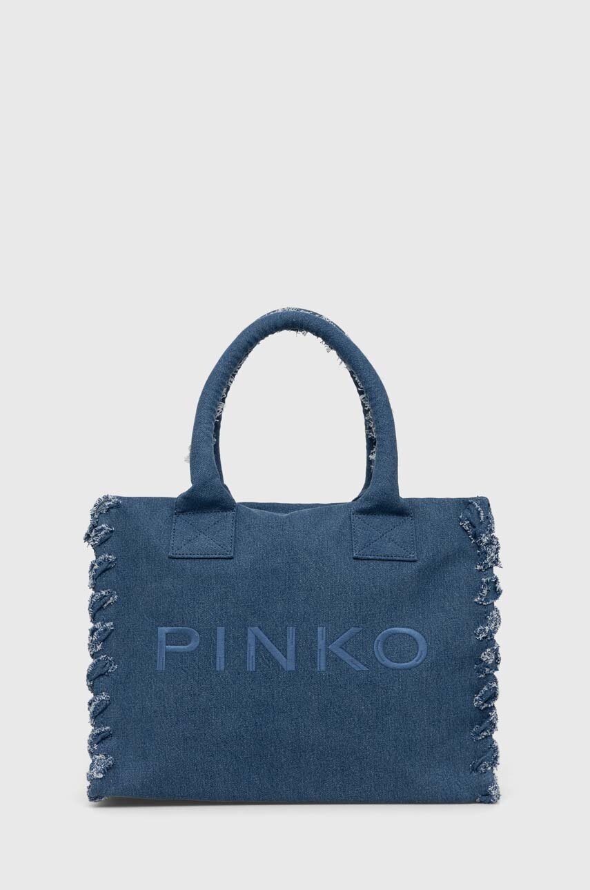 Pinko torebka jeansowa kolor niebieski 100782 A1WT | Answear.com