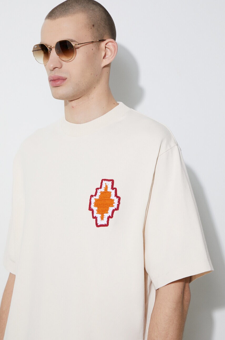 Marcelo Burlon cotton t-shirt Macrame Cross Patch Over PRM EU