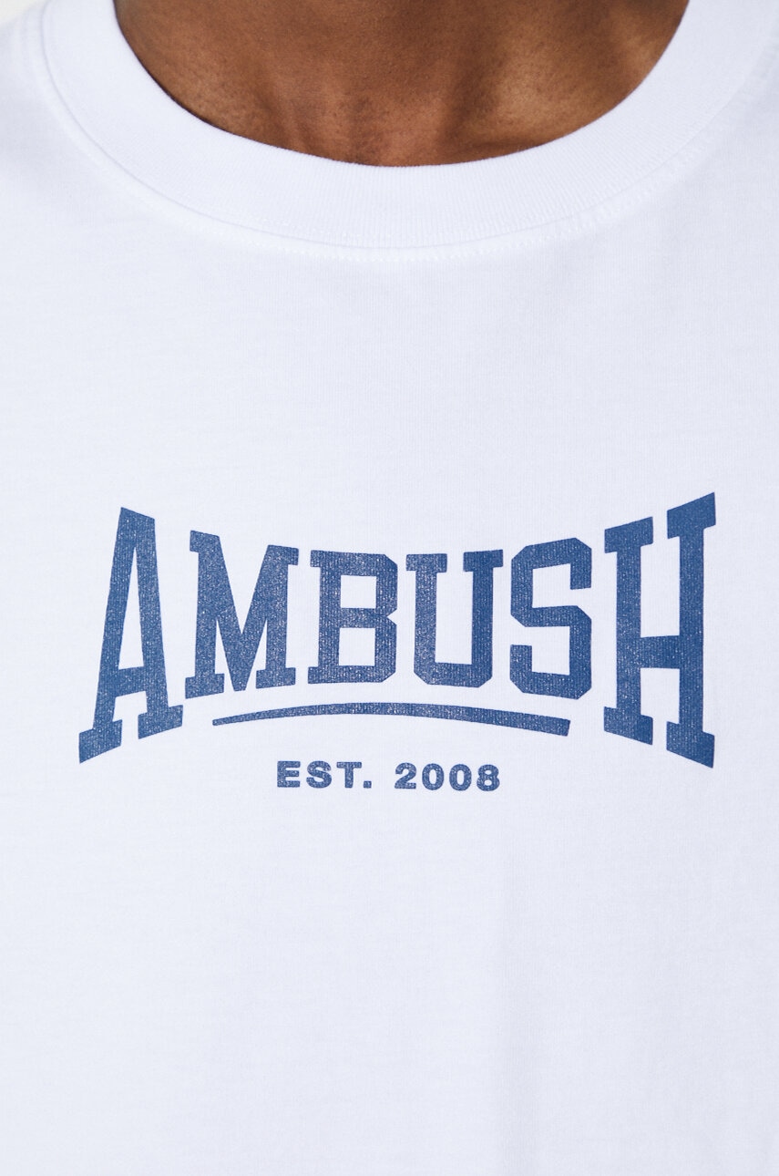 Tシャツ・カットソー AMBUSH Men T-shirt White BMAA064S23JER001 0247 AMBUSH cotton t-shirt Graphic PRM EU