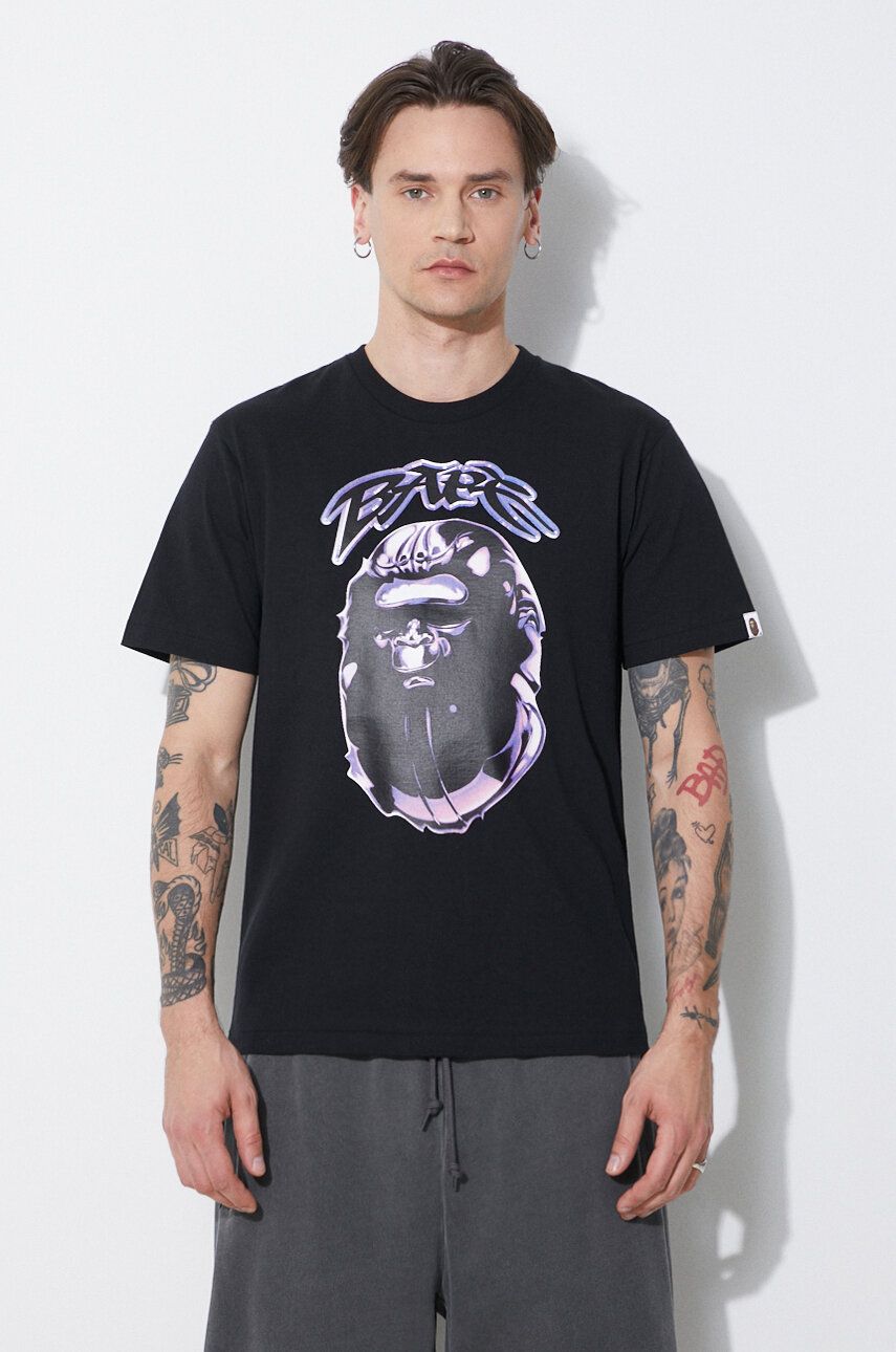 A Bathing Ape cotton t-shirt Ape Head Graffiti Tee PRM EU