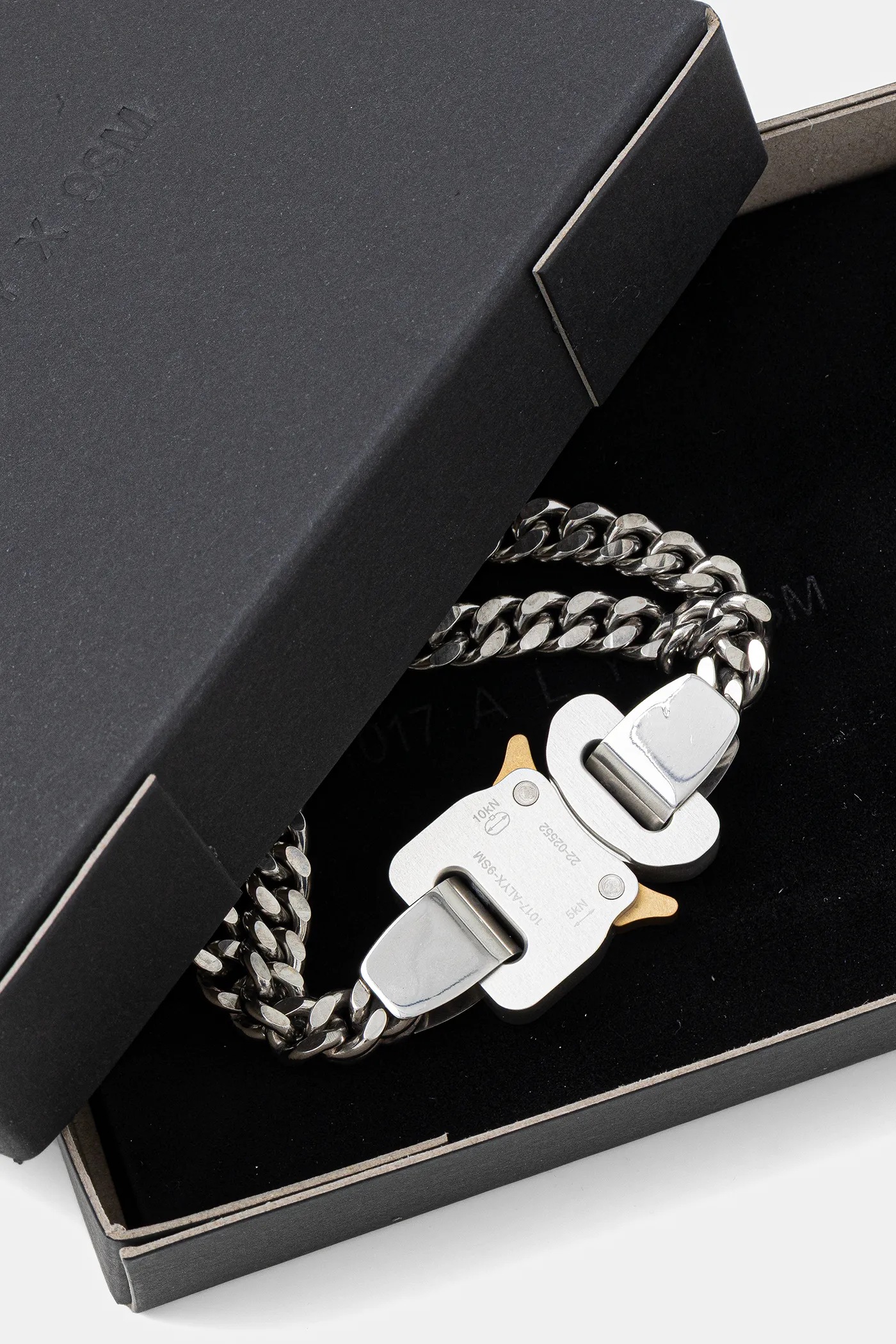 1017 ALYX 9SM bracelet 2x chain buckle PRM EU