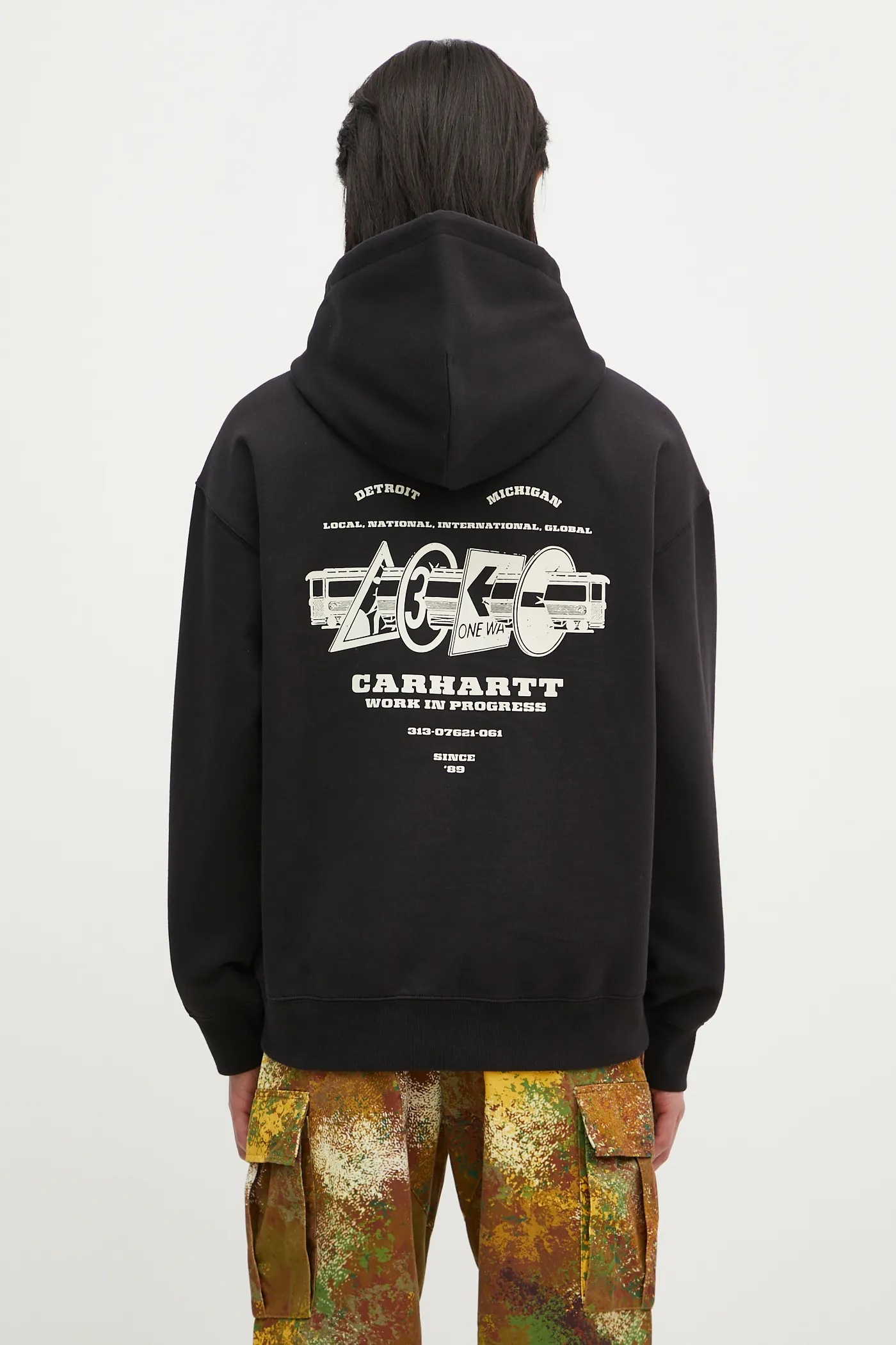 Carhartt WIP sweatshirt Hooded Runaway Sweat Jacket men's black