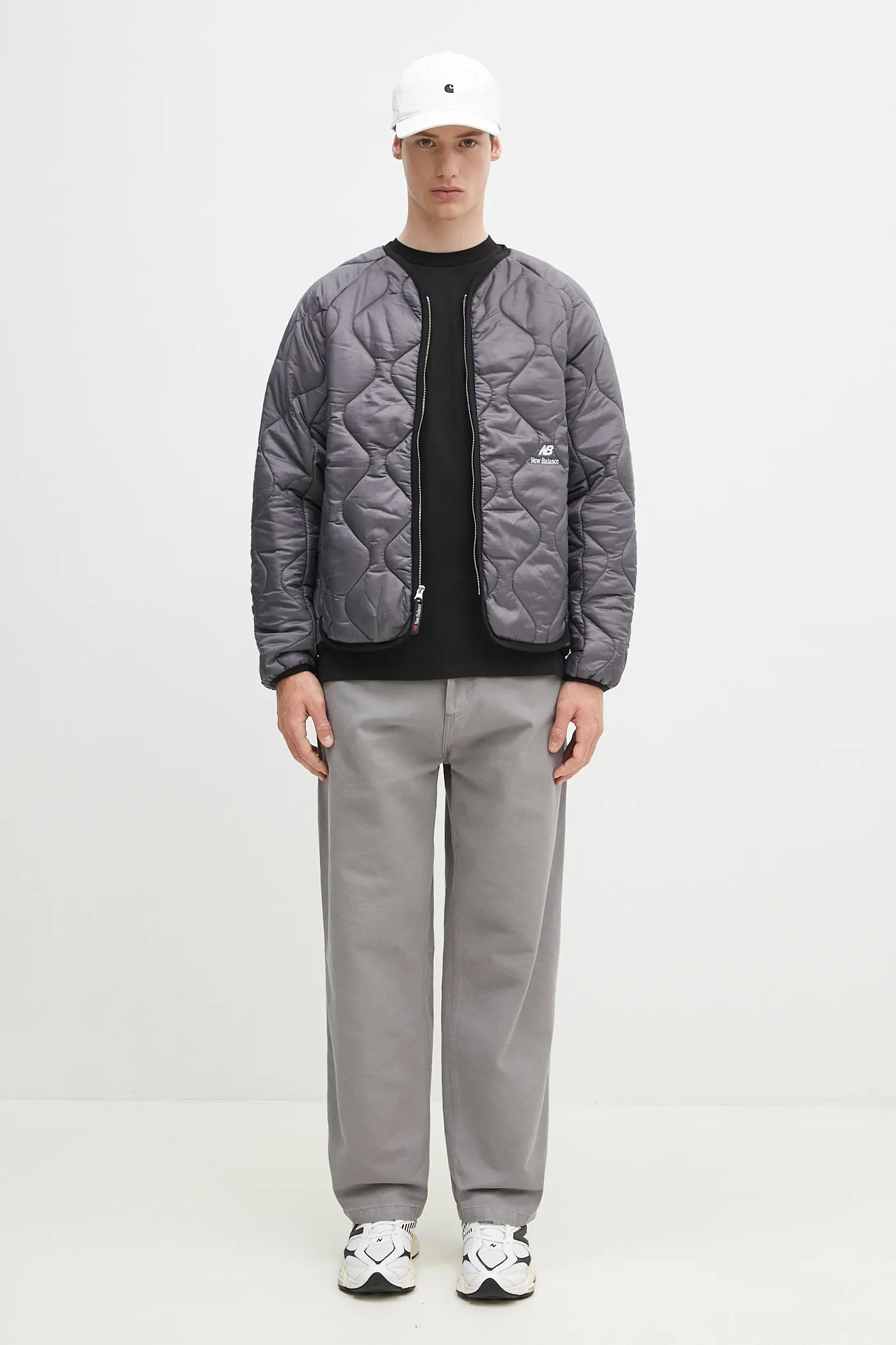 New Balance jacket Made In Usa Quilted Jacket Mgt gray color New Balance jacket Made In Usa Quilted Jacket Mgt gray color