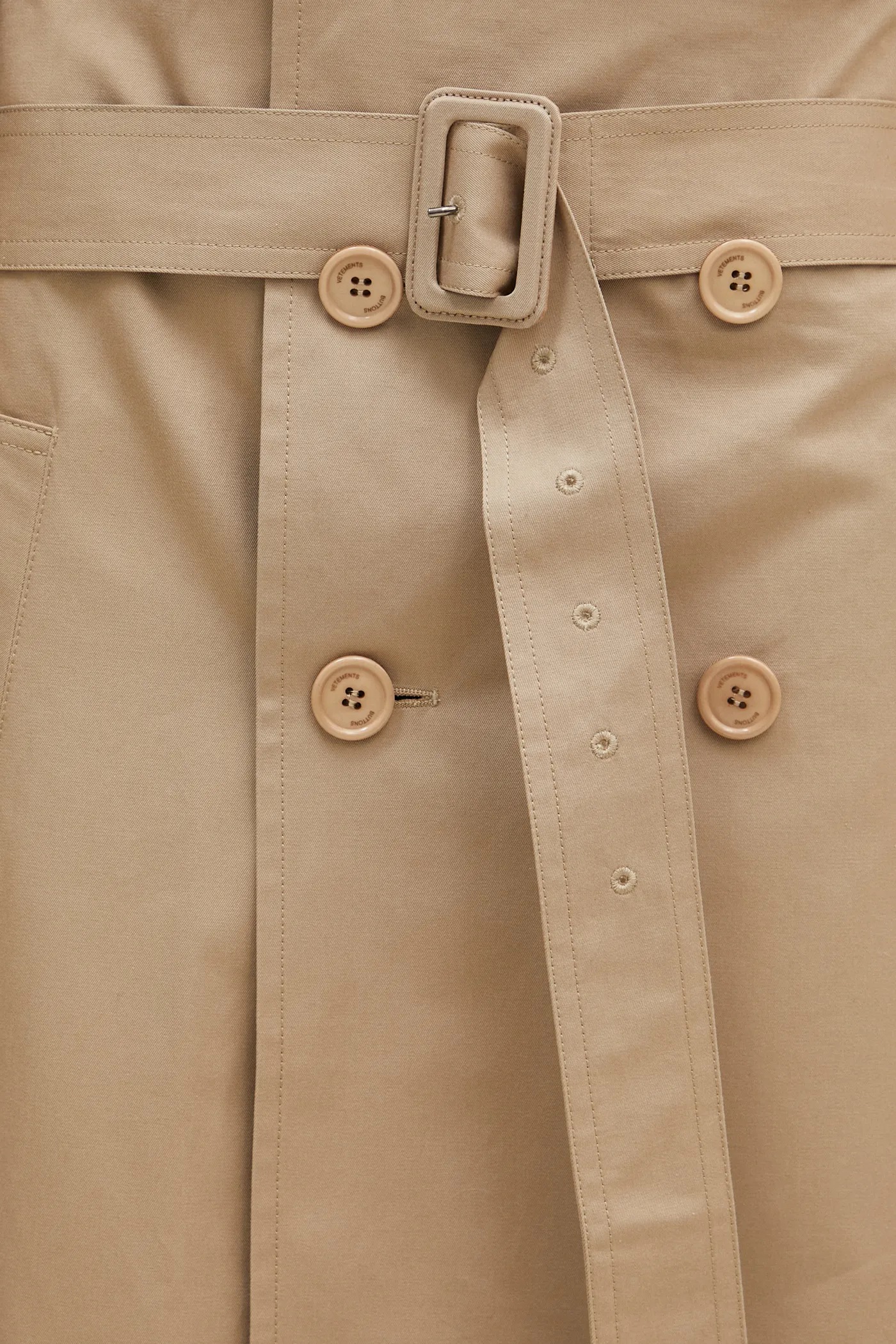 VETEMENTS cotton skirt Deconstructed Trenchcoat PRM EU