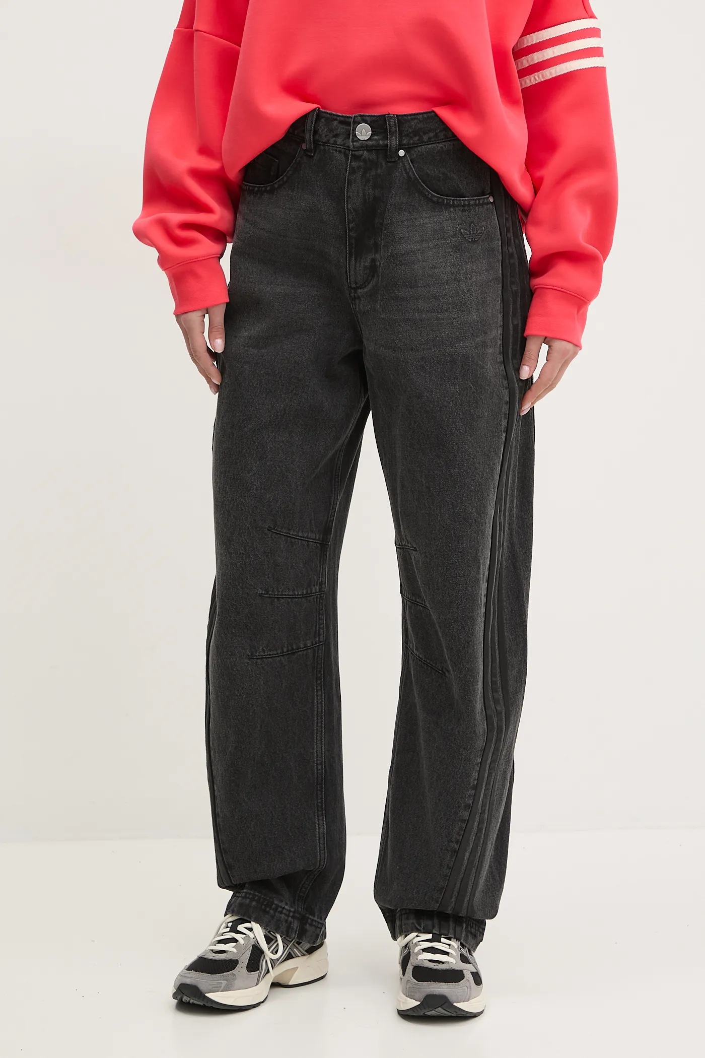 Buy Adidas Originals DENIM ZIP PANT - Black | Nelly.com