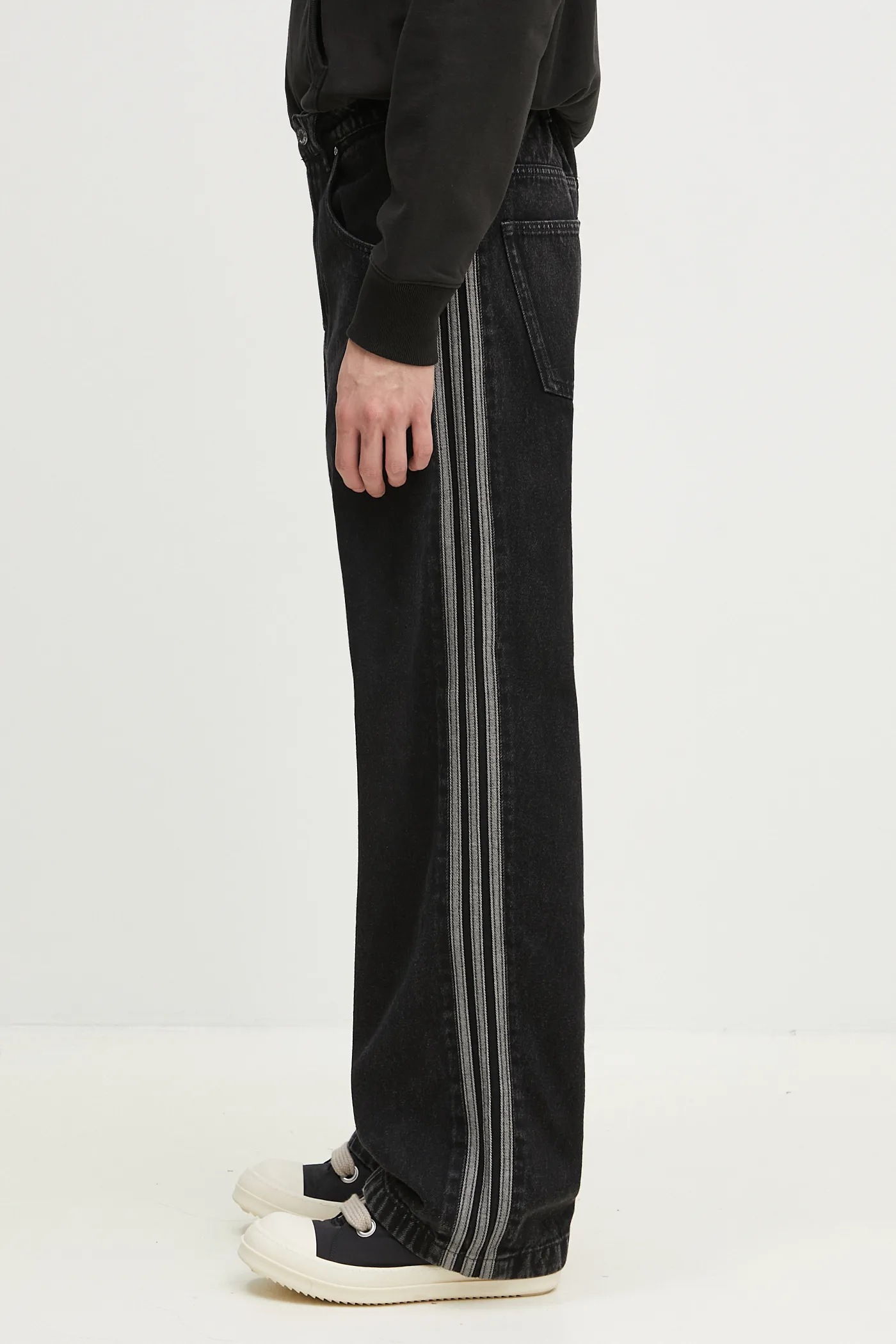 adidas Adicolor Denim Firebird Joggers Black JC6718 at PRM US