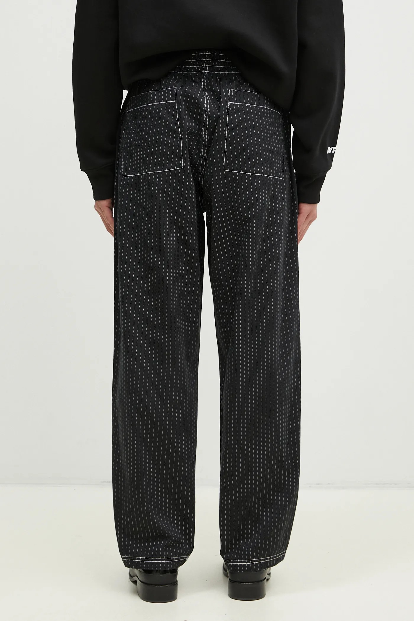adidas Originals cotton trousers Wabash black color JP4489