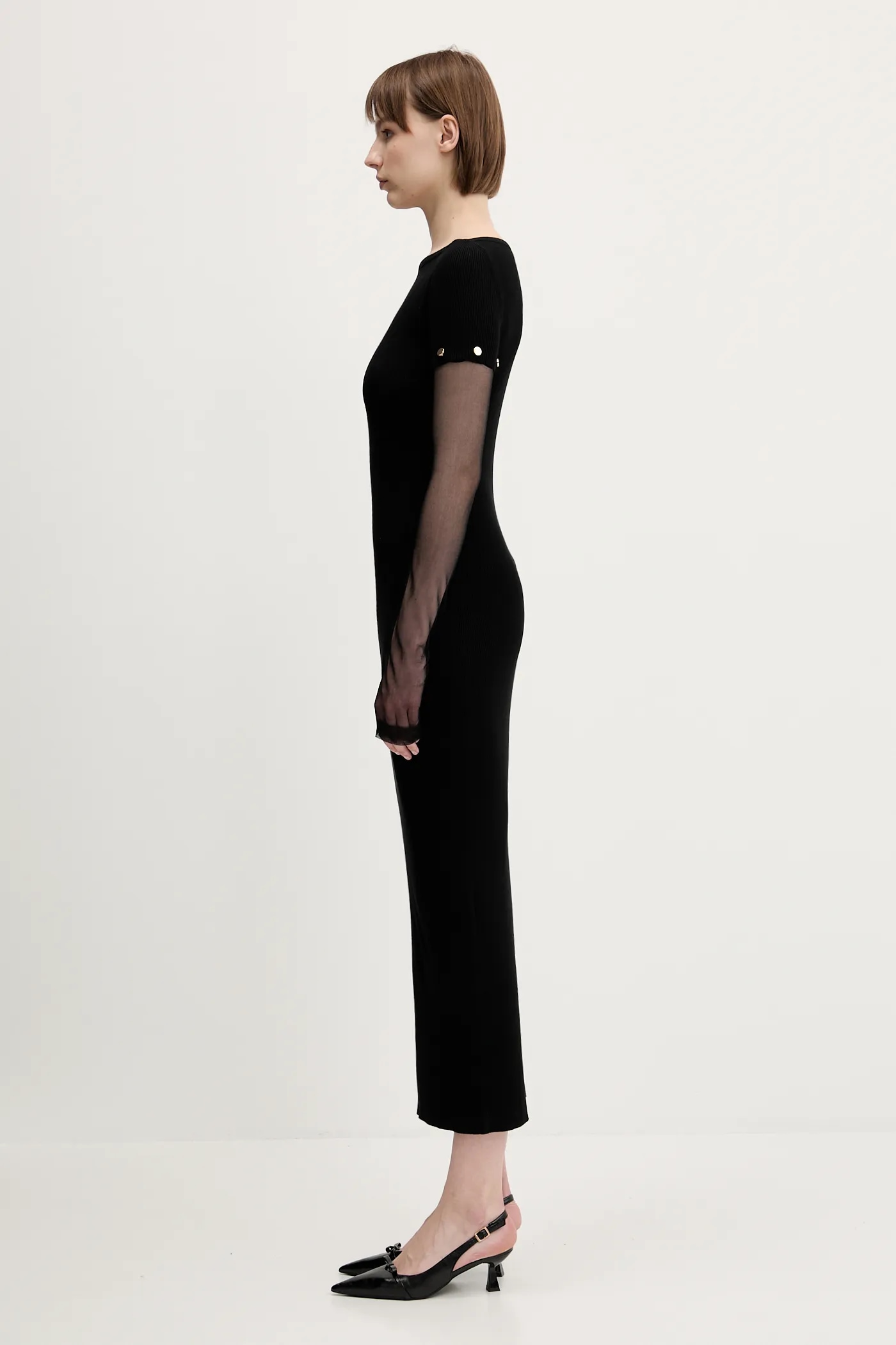 国内発送/送料関税込【SPORTMAX】GRAZIA KNITTED DRESS Sportmax dress Grazia black color 2512321041600 at PRM US
