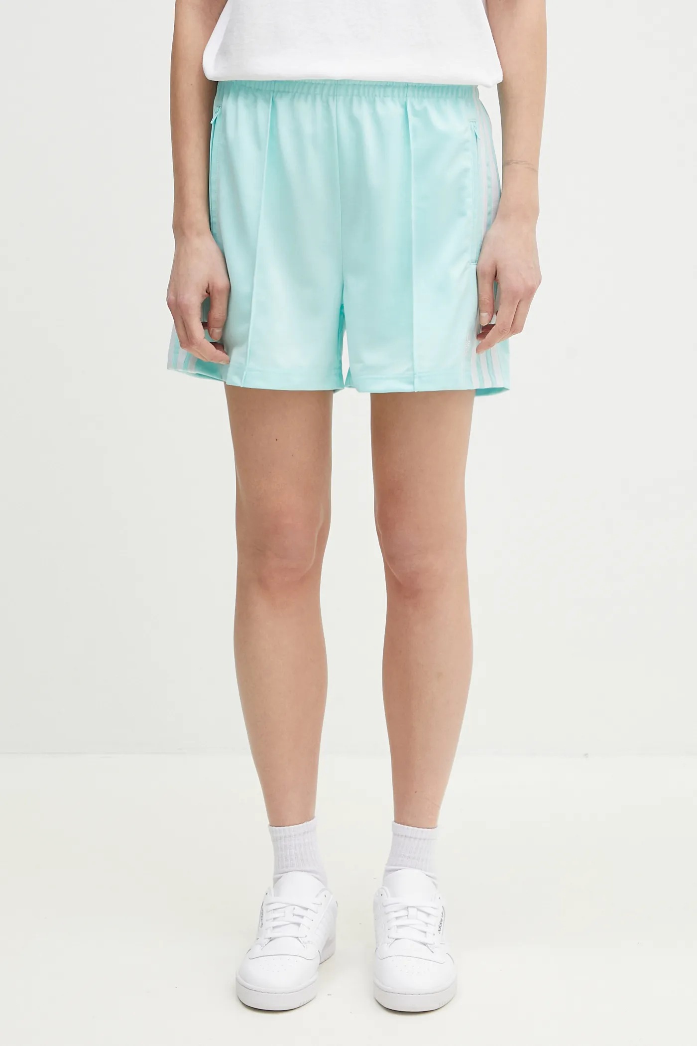 ボトムスその他 adidas Firebird Short Pants Semi Flash Aqua JD0819 adidas Originals Womens Firebird Shorts - Semi Flash Aqua