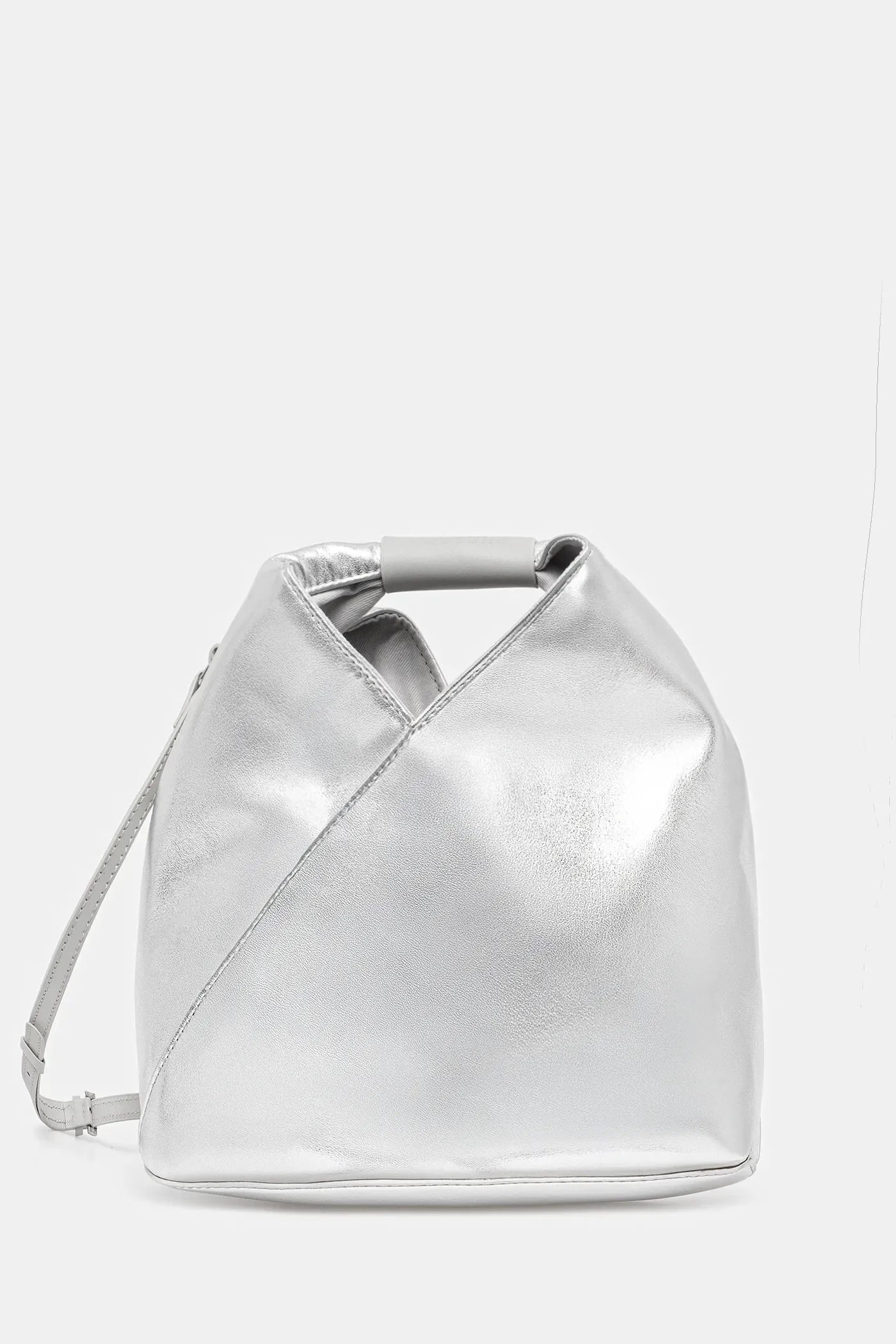 MM6 Maison Margiela シルバー バッグ MM6 Maison Margiela handbag silver color SB6WD0026 at PRM US