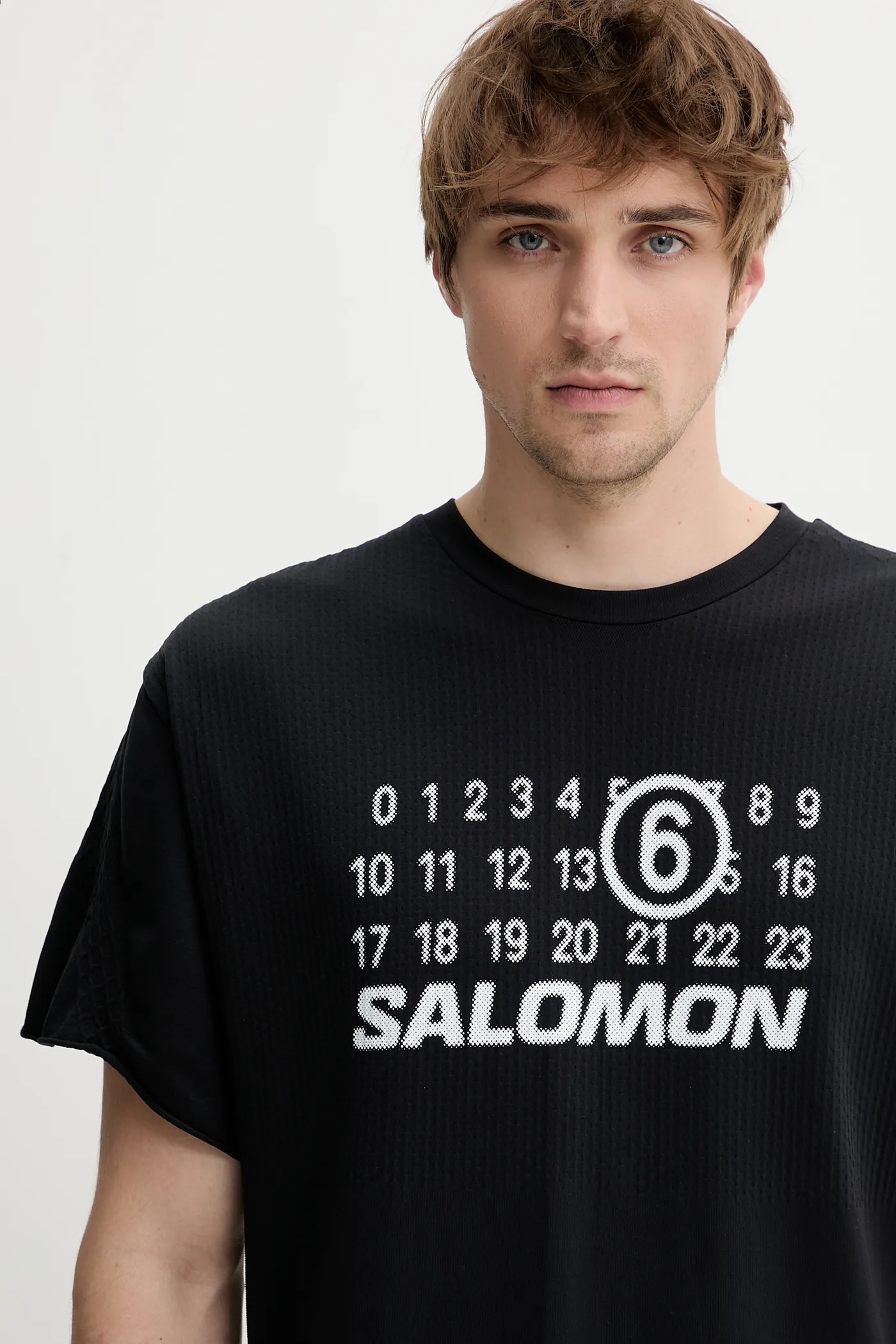 【MM6 MAISON MARGIELA X SALOMON】Short Sleeve Tee Deep Black MM6 Maison Margiela MM6 MAISON MARGIELA X SALOMON - T-shirt