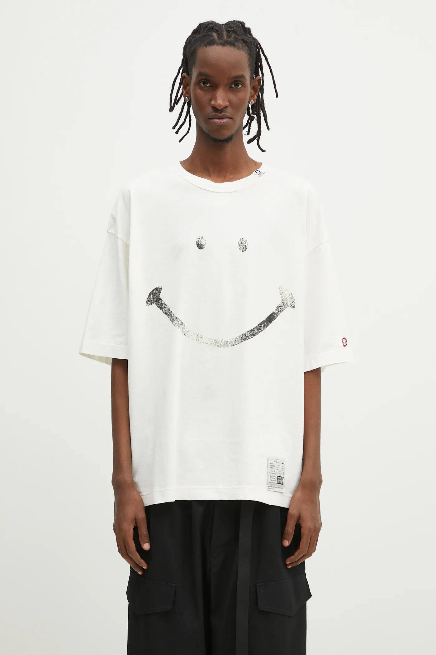 Maison MIHARA YASUHIRO cotton t-shirt Smily Face Printed Tee