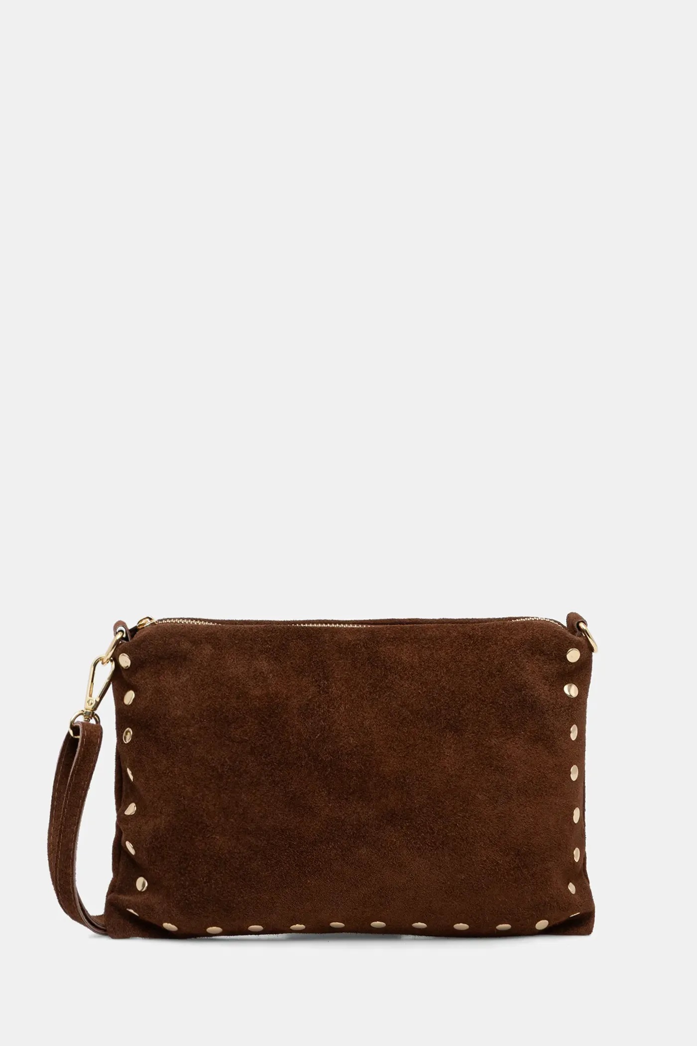 Answear.LAB torebka zamszowa kolor brązowy | Answear.com