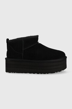 UGG Classic Ultra Mini Platform Boot Black 1135092.BLK at PRM US