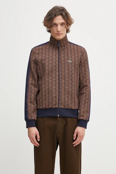 Lacoste sweatshirt brown color patterned SH1368 at PRM US