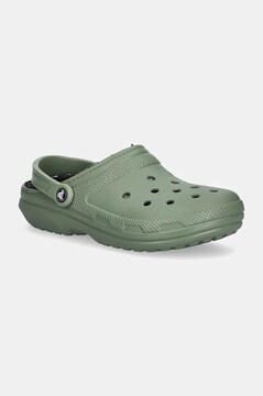 Тапки Crocs Classic Lined Clog цвет красный 203591 | ANSWEAR.ua