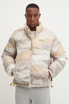 Columbia reversible jacket Wallowa Reversible men's beige color