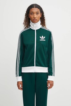 adidas Originals sweatshirt Classic Tt green color patterned