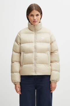 adidas Originals jacket Short Puffer beige color JX2947 at adidas Originals jacket Short Puffer beige color JX2947 at