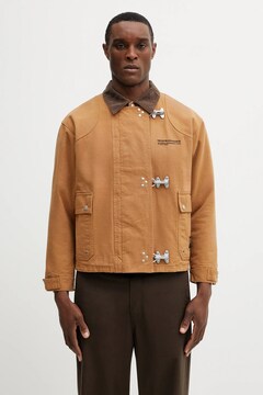 NEIGHBORHOOD cotton jacket FIREMAN brown color 252AQNH.JKM02 at PRM US