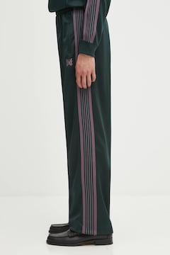 Needles joggers Track Pant green color smooth RW316 at PRM US Needles joggers Track Pant green color smooth RW316 at PRM US