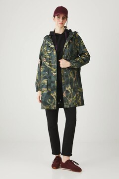 Parka damska oversize wzorzysta - MEDICINE
