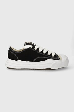 ★人気★【MIHARA YASUHIRO】★SNEAKERS (A05FW702 BLACK)★ Maison MIHARA YASUHIRO HANK OG Sole Canvas Low 'Black White