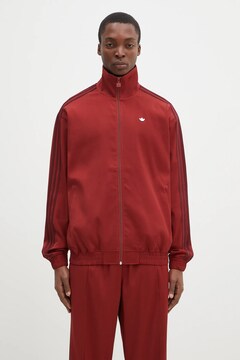 adidas Originals sweatshirt Firebird Tracktop men's maroon color