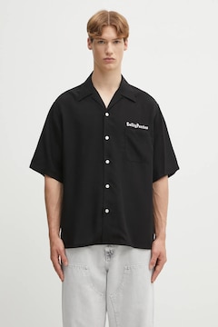 Wacko Maria shirt 50'S SHIRT S/S ( TYPE-2 ) black color relaxed