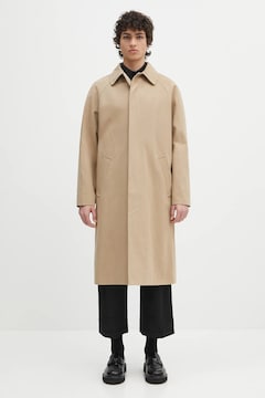 A.P.C. linen blend coat Mac Edouard beige color COGXT.M01549 at PRM US A.P.C. linen blend coat Mac Edouard beige color COGXT.M01549 at PRM US