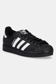 Шкіряні кросівки adidas Originals Superstar II колір чорний JI0079