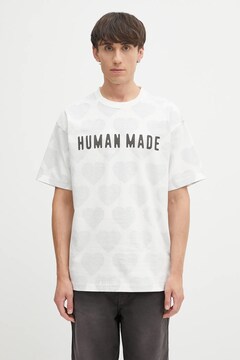 HUMAN MADE / Tシャツ/L/コットン/WHT Human Made reversible cotton t-shirt Knitted PRM EU