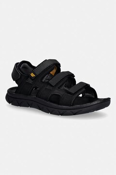 CAT Footwear босоніжки чоловічі шкіряні CADENT чорні P726616