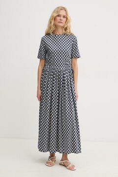 Weekend Max Mara платье из хлопка FASCINO голубое 2615621012600