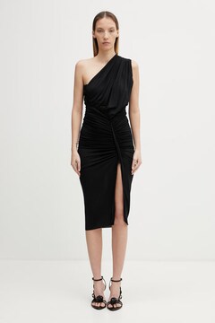 Rick Owens Lilies Avra asymmetrical dress plain with viscose PRM EU