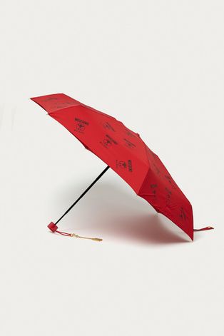 Ομπρέλα Moschino χρώμα: κόκκινο